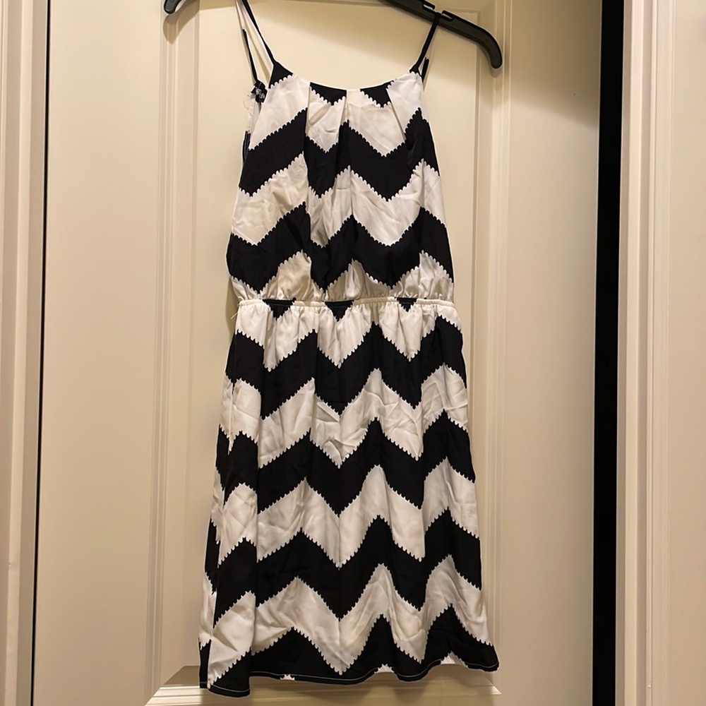 Chevron print dress